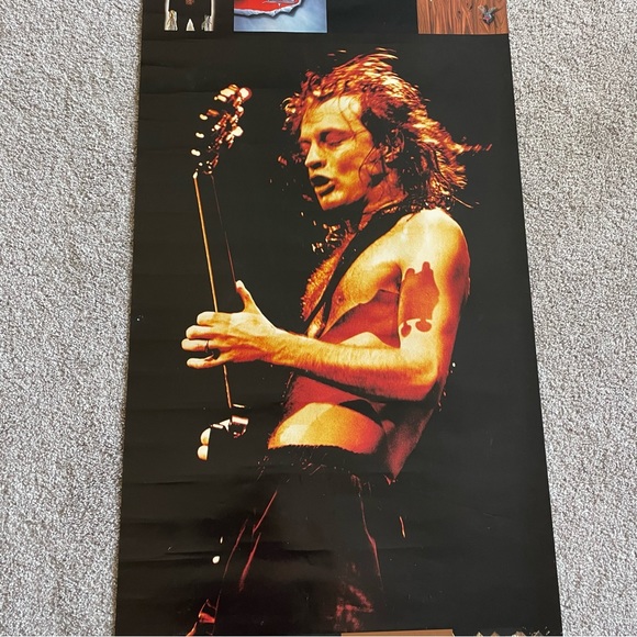 AC/DC retro 2004 door poster. 21”X62” - Picture 2 of 13